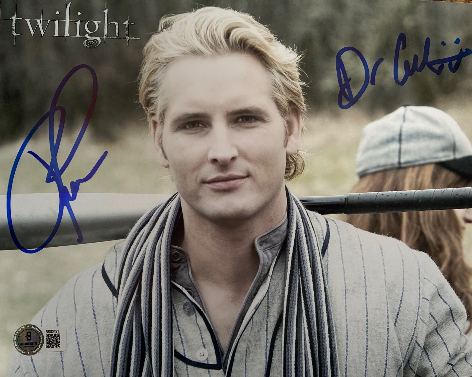 Twilight Autograph 8×10, Peter Facinelli (Beckett)