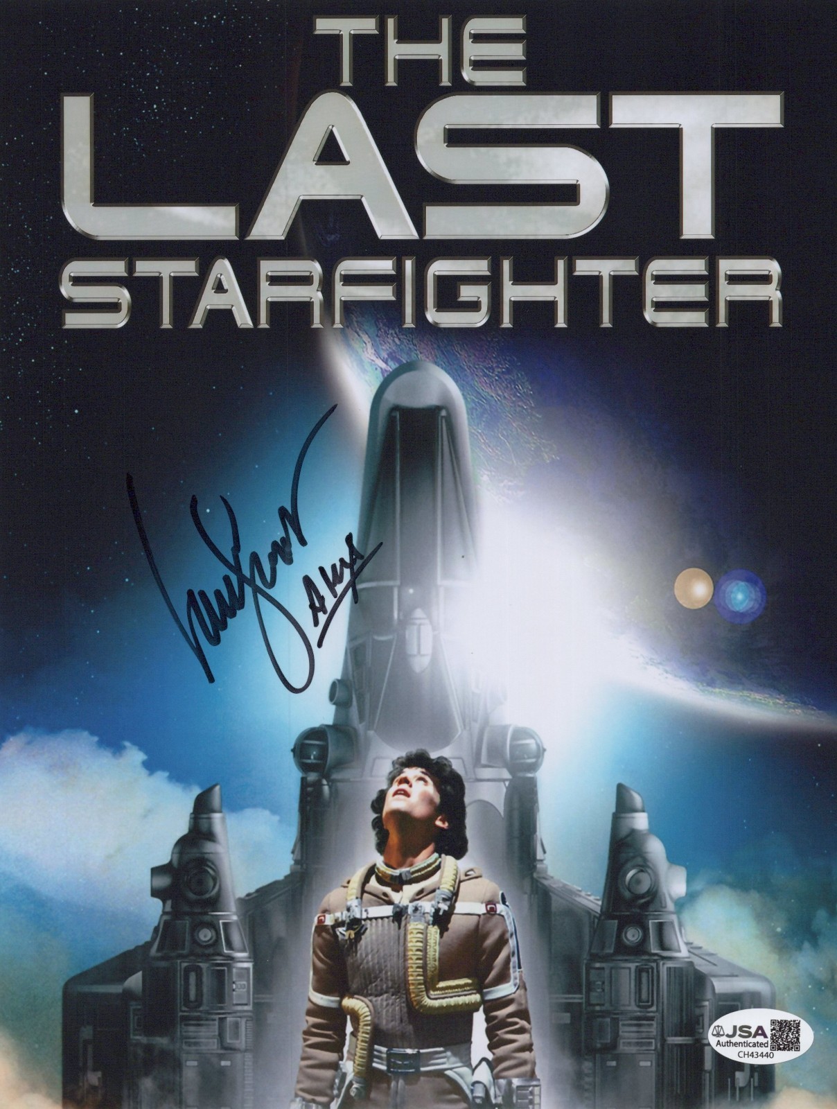 LANCE GUEST Signed THE LAST STARFIGHTER 8×10 Photo ALEX Autograph JSA COA CERT
