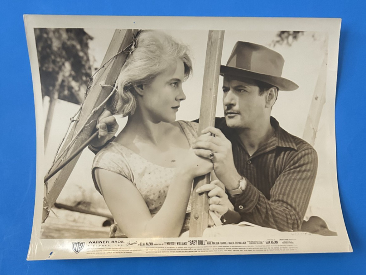 BABY DOLL 1956 ORIGINAL MOVIE PHOTO ELI WALLACH CARROLL BAKER KAZAN KARL MALDEN