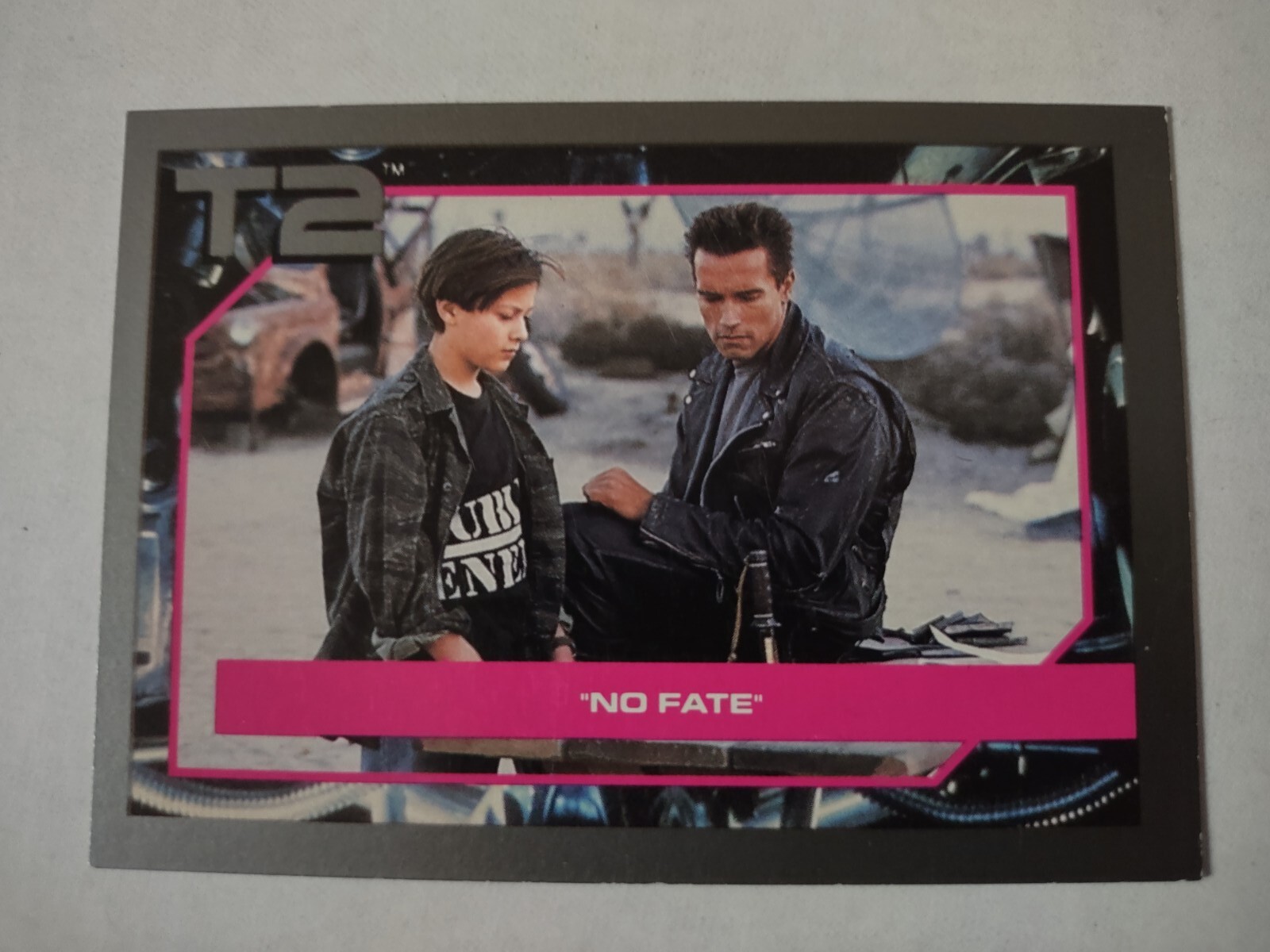 BRAD FIEDEL COMPOSER SIGNED AUTOGRAPHED TERMINATOR 2 T2 MOVIE TRADING CARD RARE