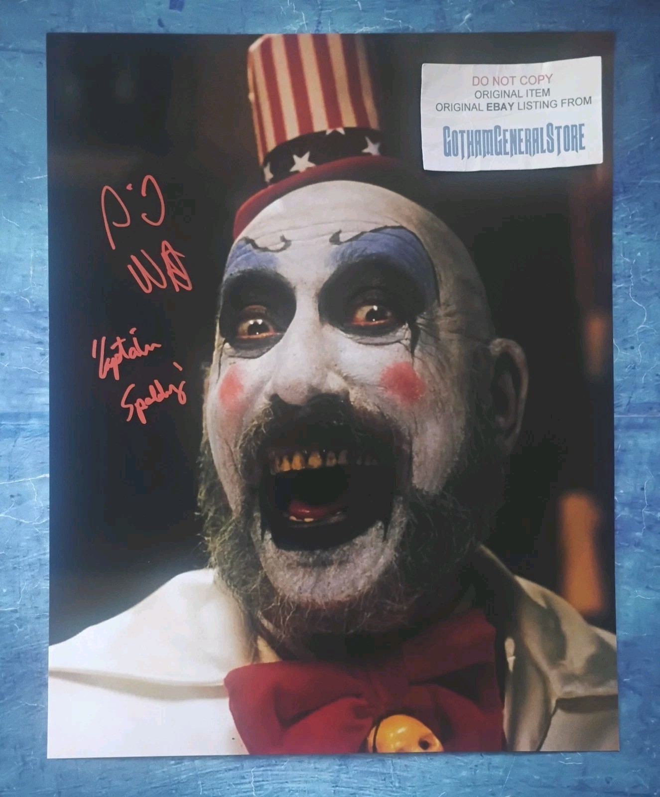 Sid Haig Hand Signed 11×14 Photo COA House Of 1000 Corpses NO US TARIFFS