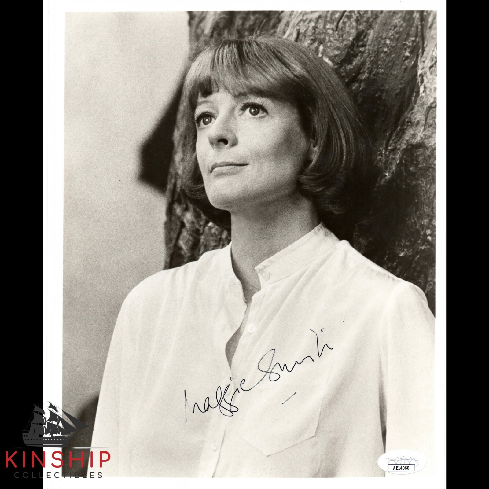 Maggie Smith signed 8×10 Photo JSA COA Rare Bold Auto Harry Potter B927