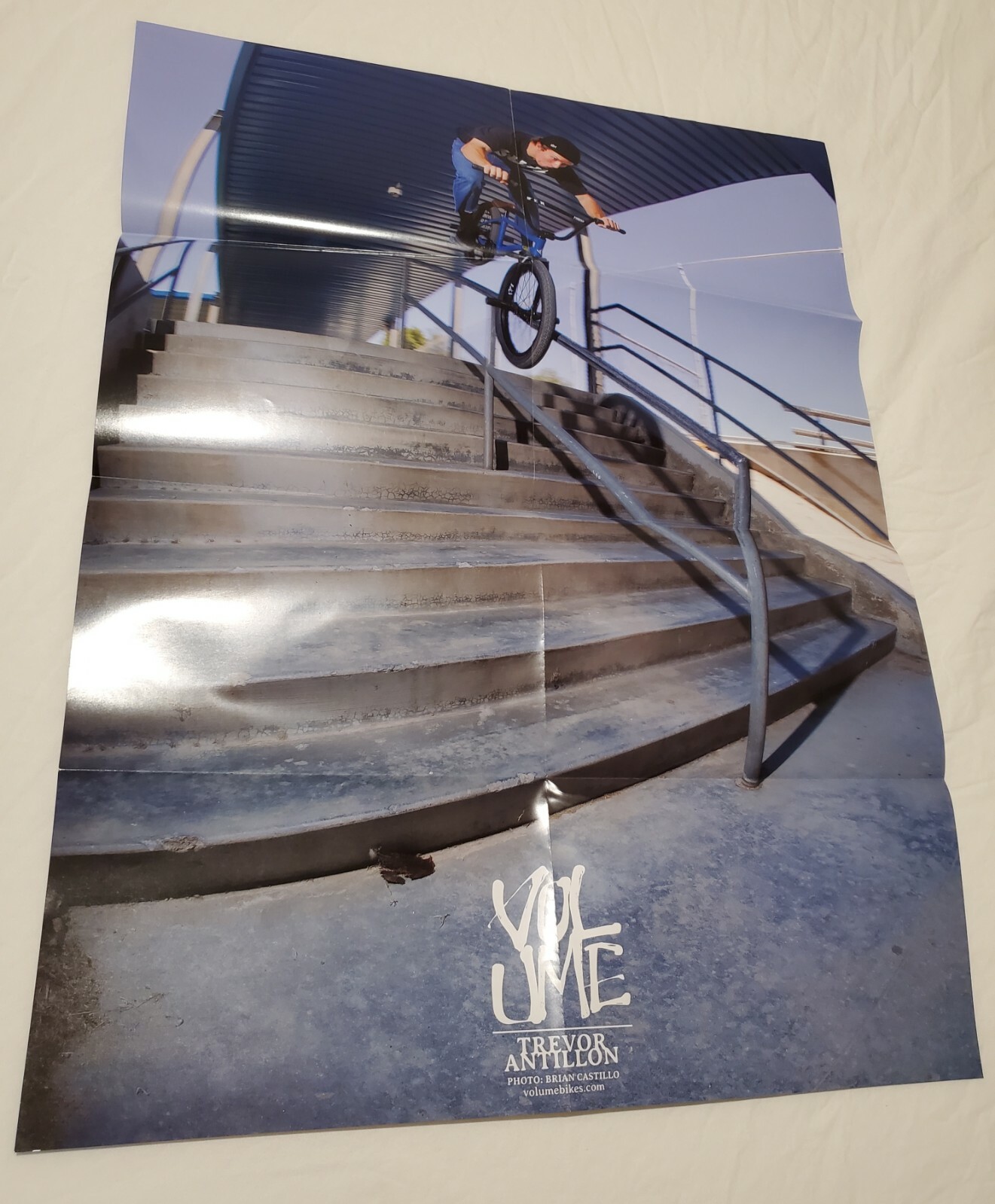 VOLUMEBIKES BMX POSTER ( TREVOR ANTILLON & MARKELL JONES ) 24″ X 18 “