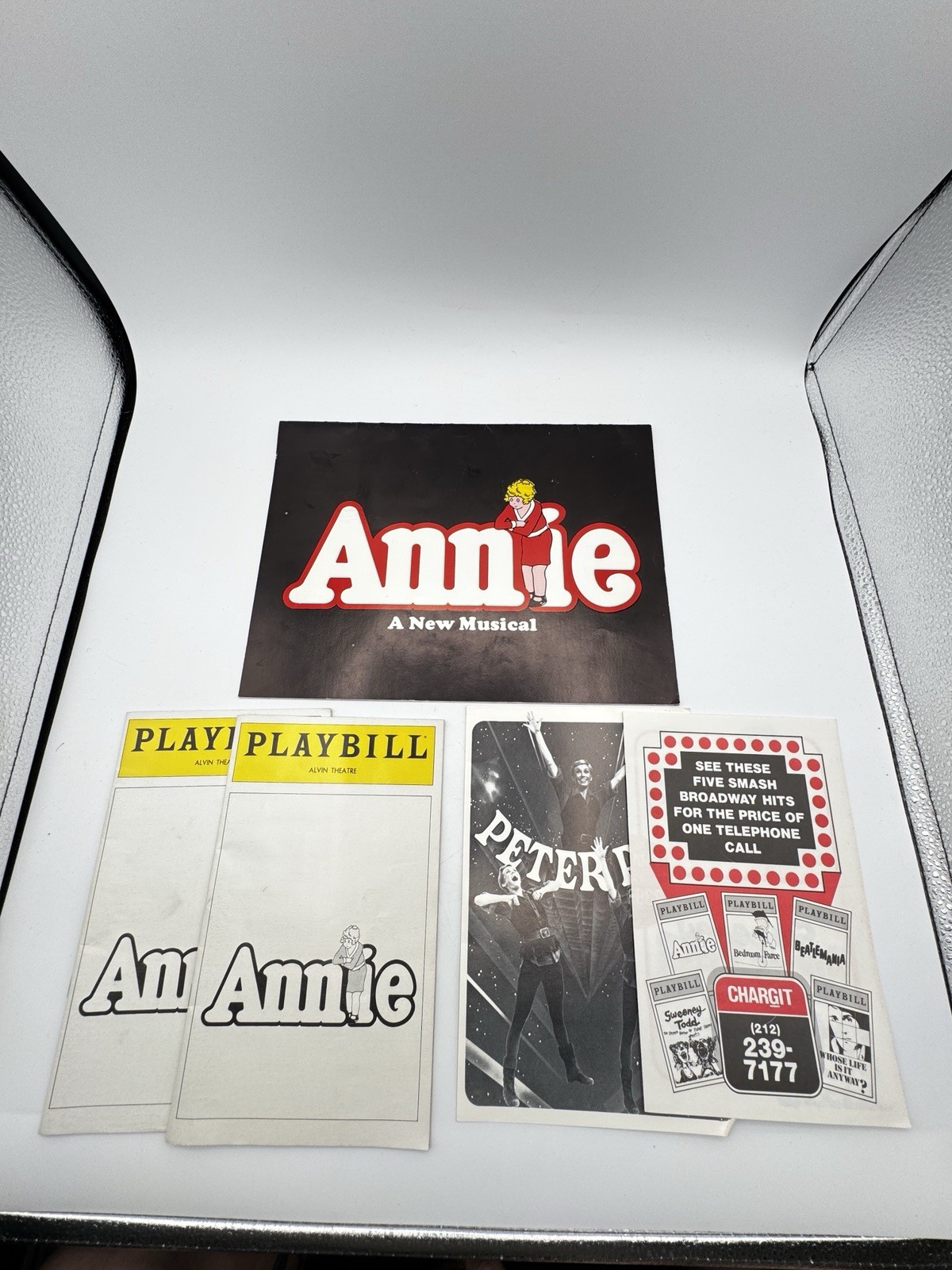 Annie Playbill Vtg August 1980 Alvin Theatre! Allison Smith