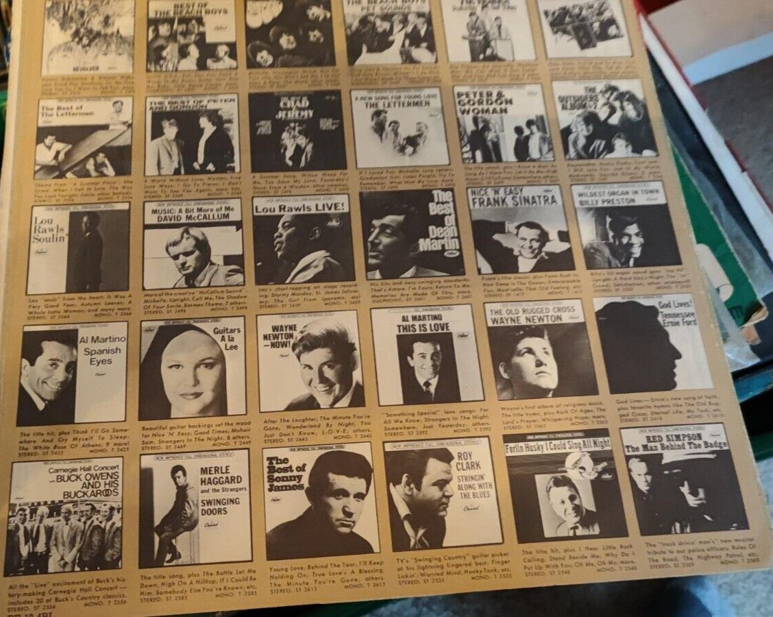 Real Nice Original “Mono” VG++ “BEATLES 65′ on Original Capitol Rainbow Label