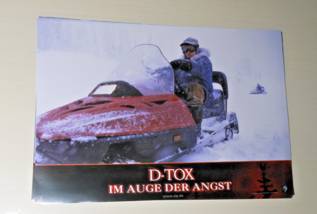 Vintage D-Tox German 8″ x 11″ Lobby Cards Sylvester Stallone Kris Kristofferson