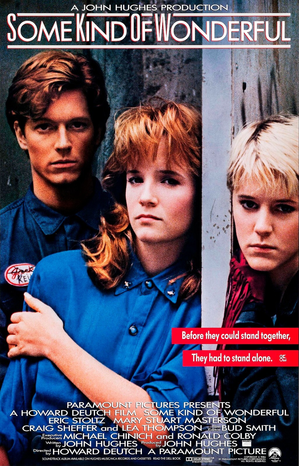 Some Kind Of Wonderful movie poster – 11 x 17 inches – Mary Stuart Masterson