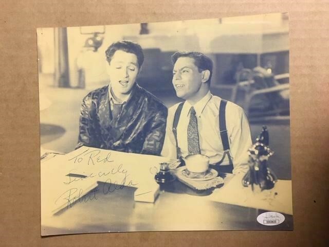 Robert Alda Signed Vintage 9×7 3/4 Vintage Photo(d.1949) with JSA Cert.
