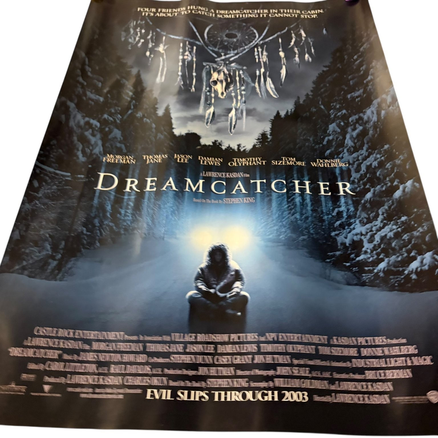 Vintage Dreamcatcher 2003 Promotional Movie Poster Stephen King Kasdan 25″x17″