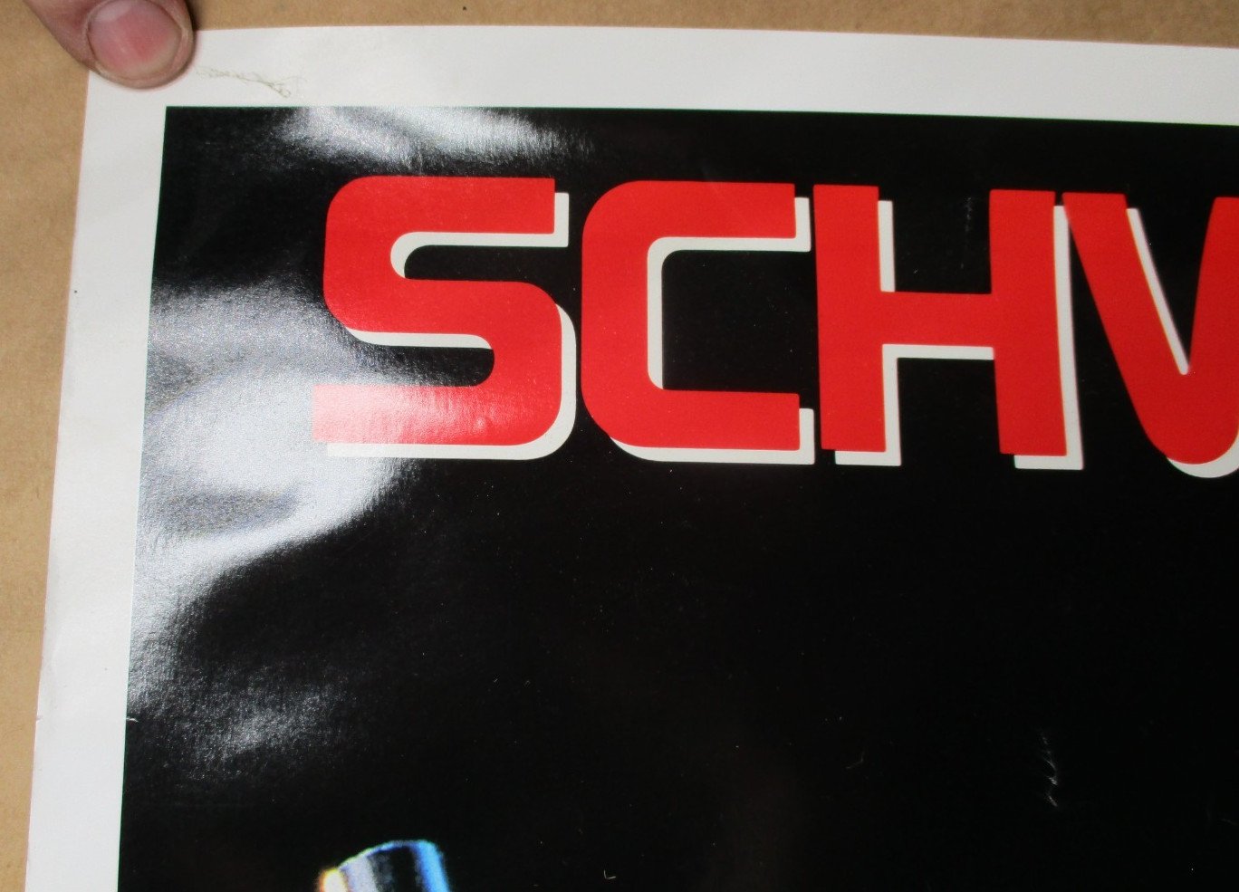 Terminator 2 Judgment Day original movie poster 27×40 1991 Video Schwarzenegger