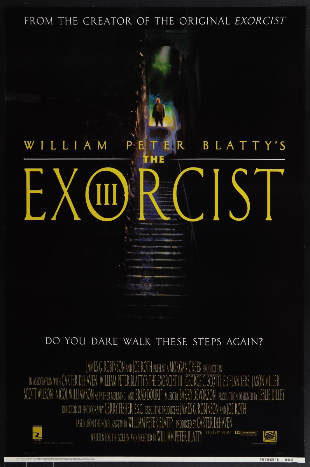 The Exorcist III (1990) Original Movie Poster Rolled 27×40