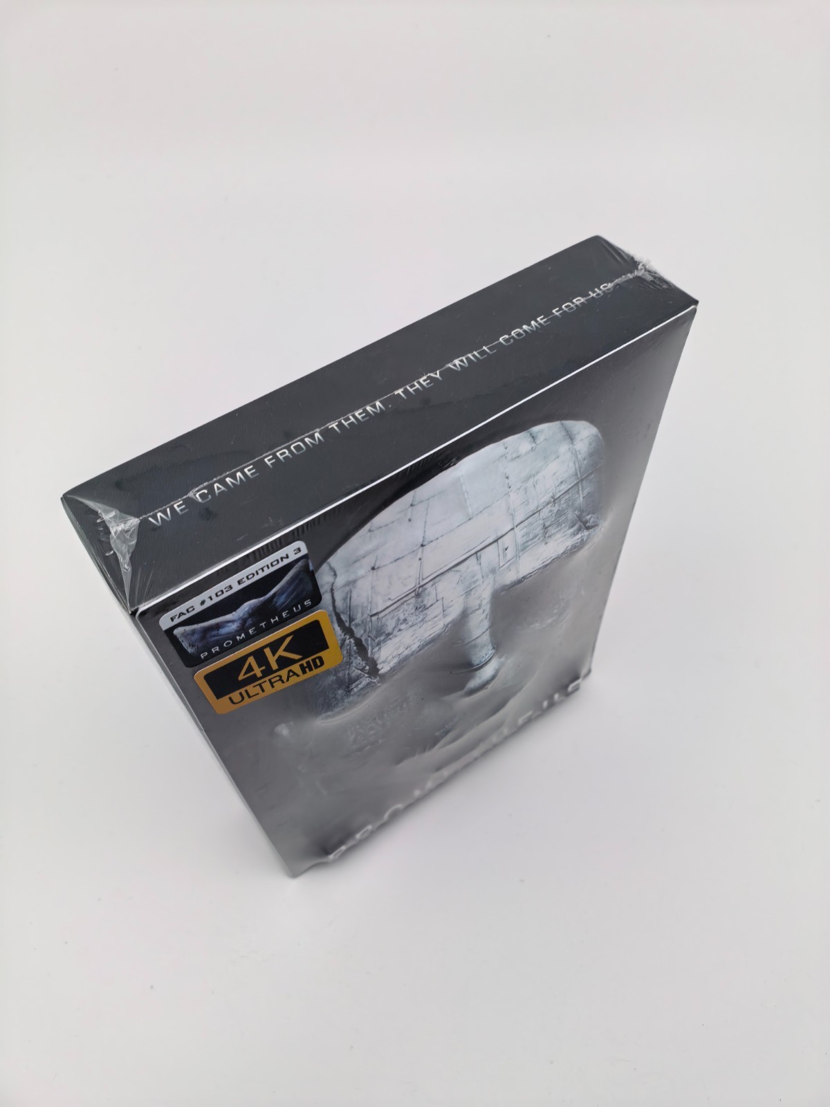 FILMARENA PROMETHEUS 4K UHD BLU-RAY STEELBOOK GLOW IN THE DARK FULLSLIP , SEALED