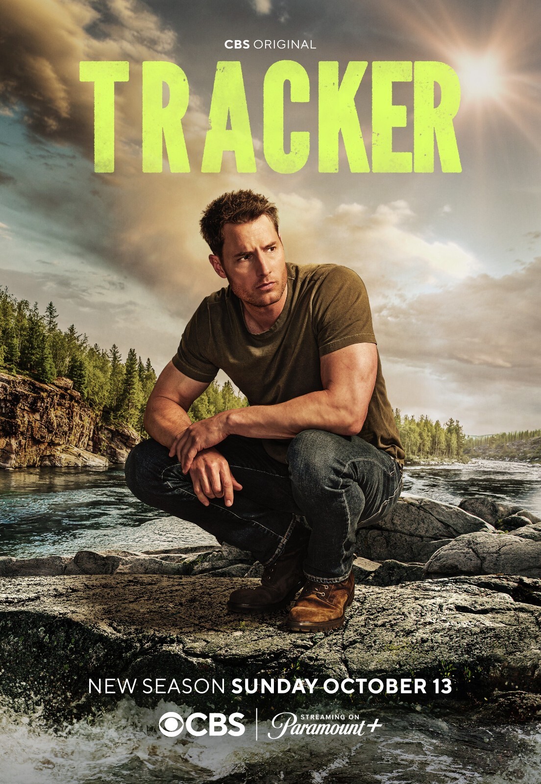 Tracker poster – 11″ x 17″ inches – Justin Hartley