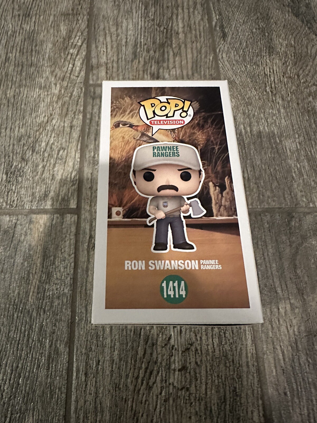 NICK OFFERMAN SIGNED RON SWANSON PARKS AND RECREATION FUNKO POP JSA COA AUTO REC