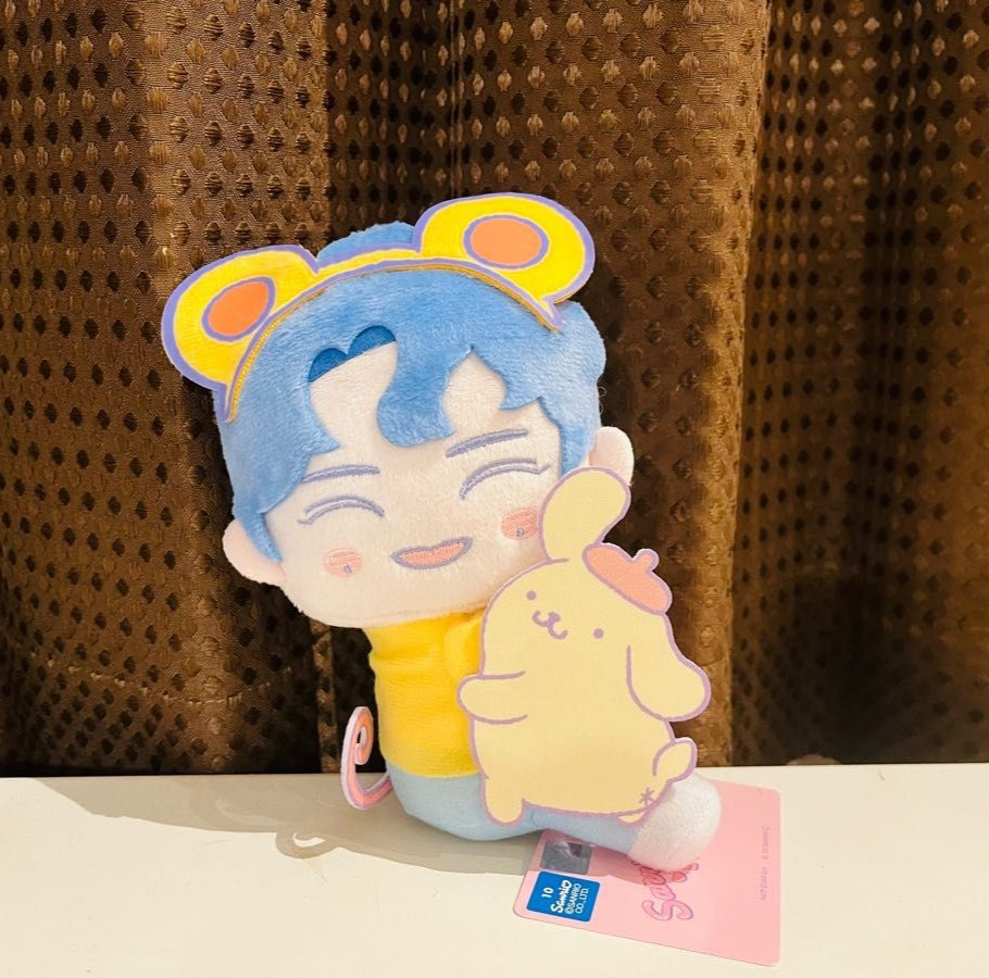 NCT × SANRIO CHARACTERS JAEHYUN Pompompurin Tetsunagi Collectible Plush JPN NEW