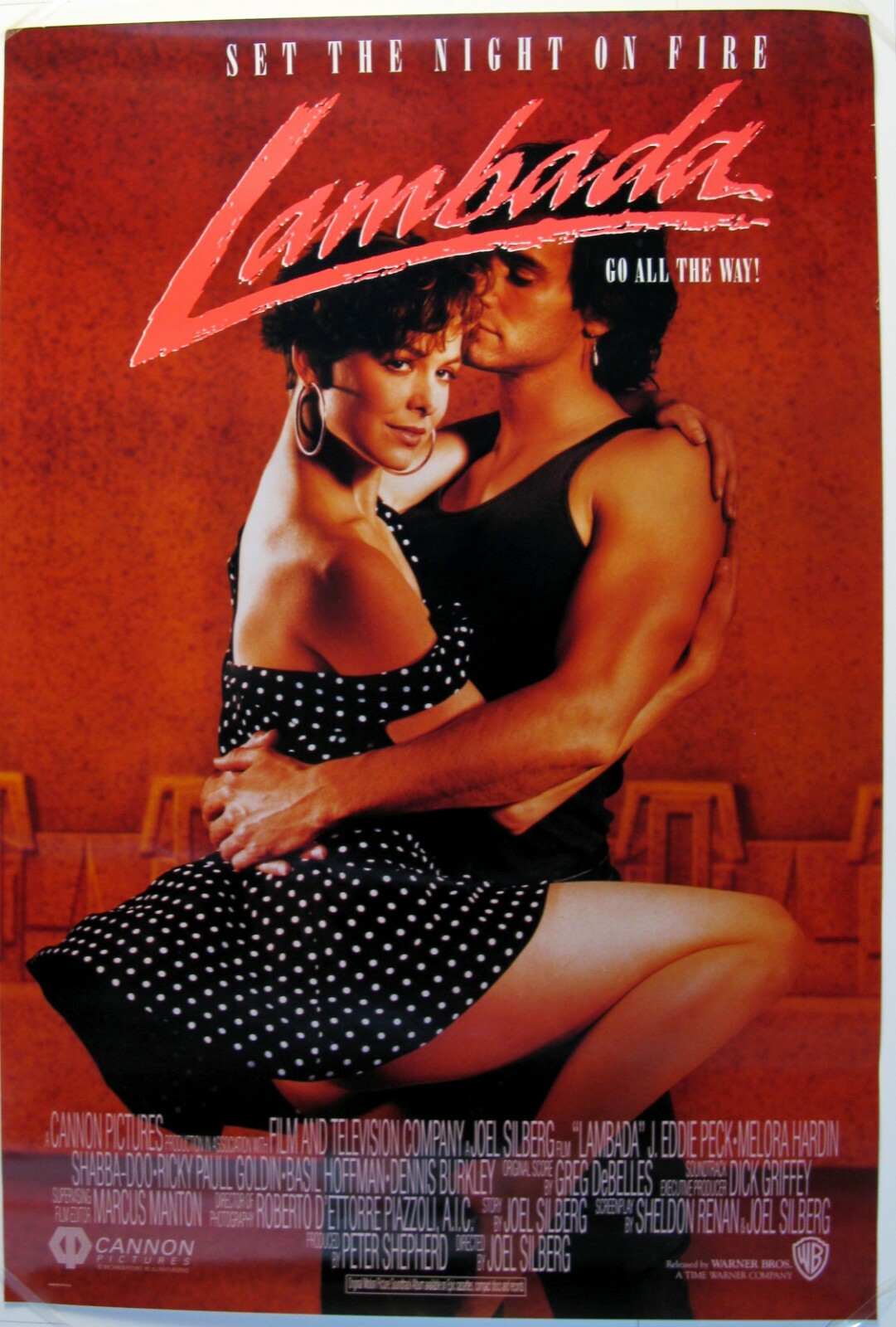 Lambada original one sheet, 1990 movie poster , rolled,27×40”, good condition