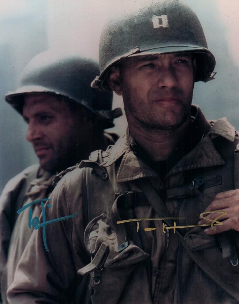Tom Hanks Tom Sizemore signed 8×10 Photo autograph Picture autographed and COA