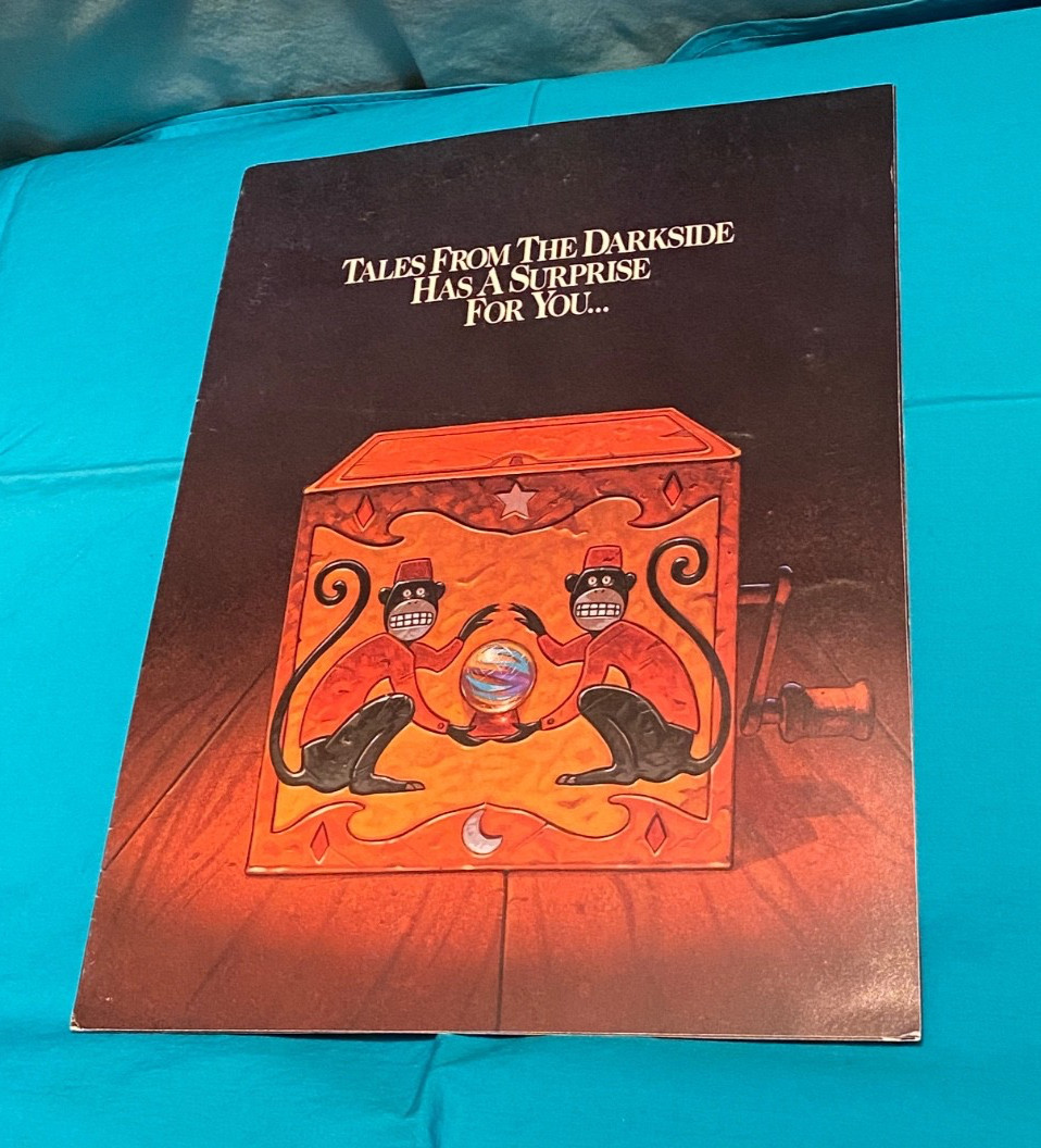 original TALES FROM THE DARKSIDE television station advertising brochure