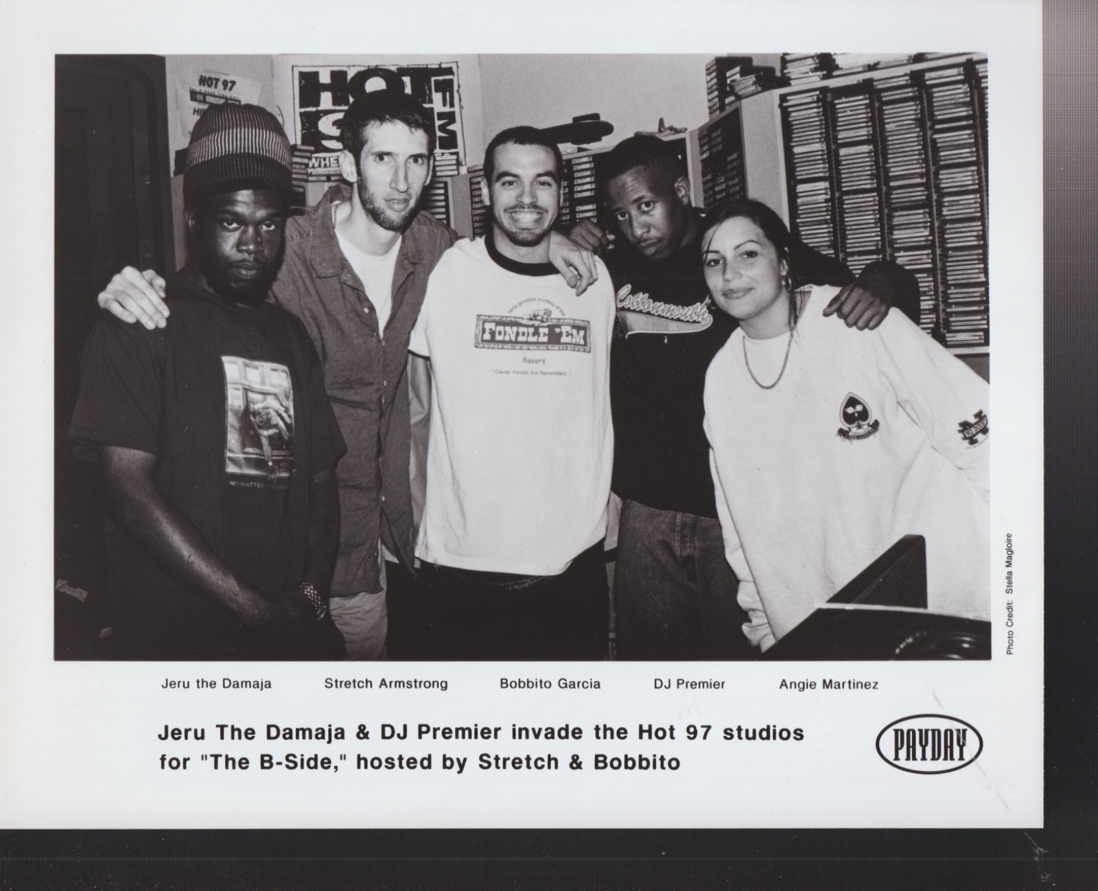 Jeru the damaja dj premier stretch & bobbito press photo