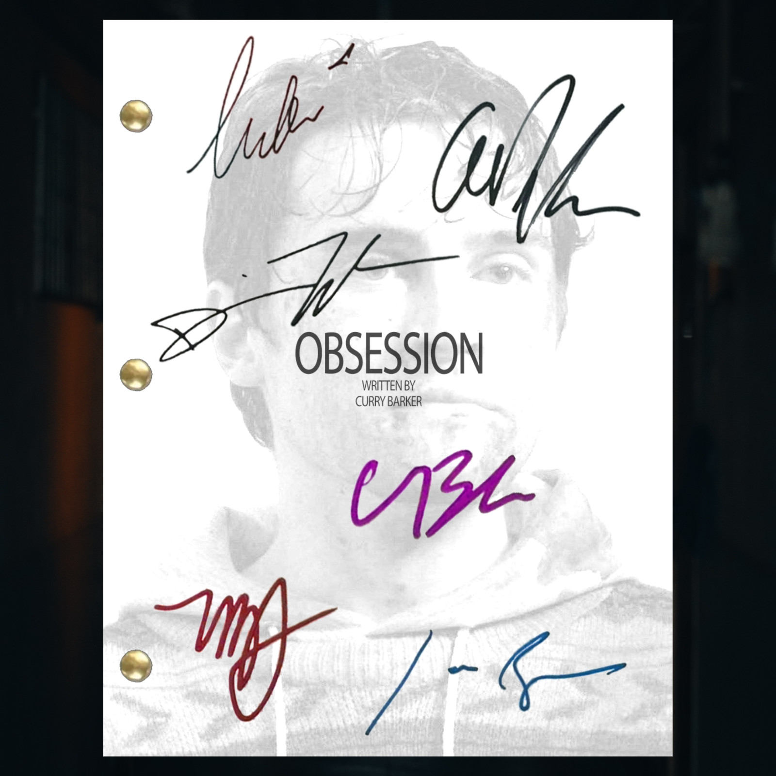Obsession 2025 Script Signed Autograph Reprints & Inde Navarrette 8X10 Photo