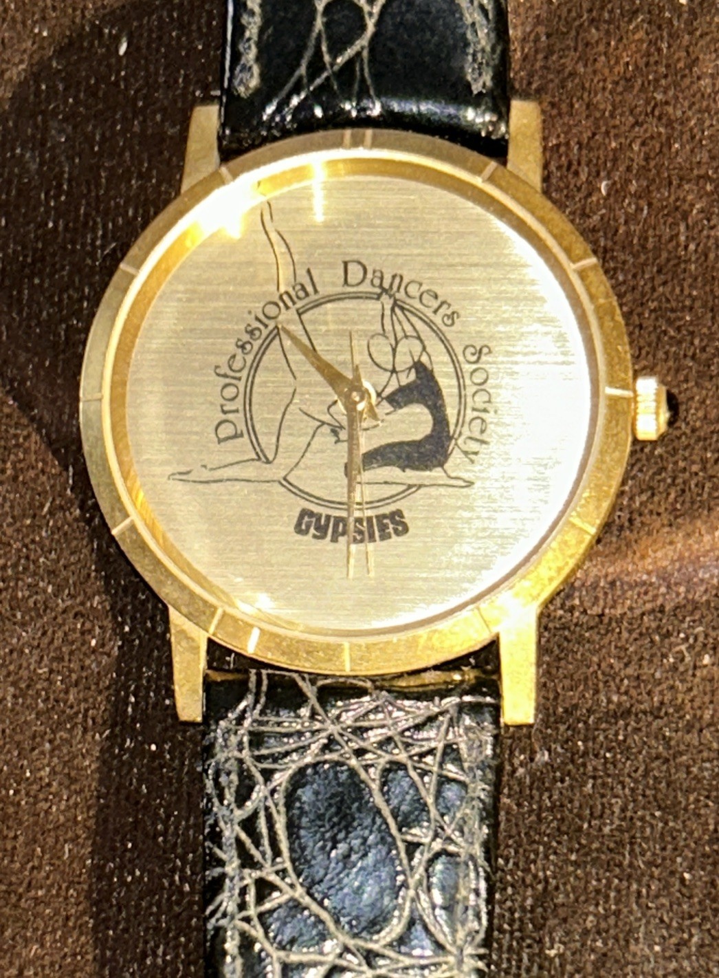 Original Antique Vintage Professional Dancers Society Gypsy Watch Untested As Is