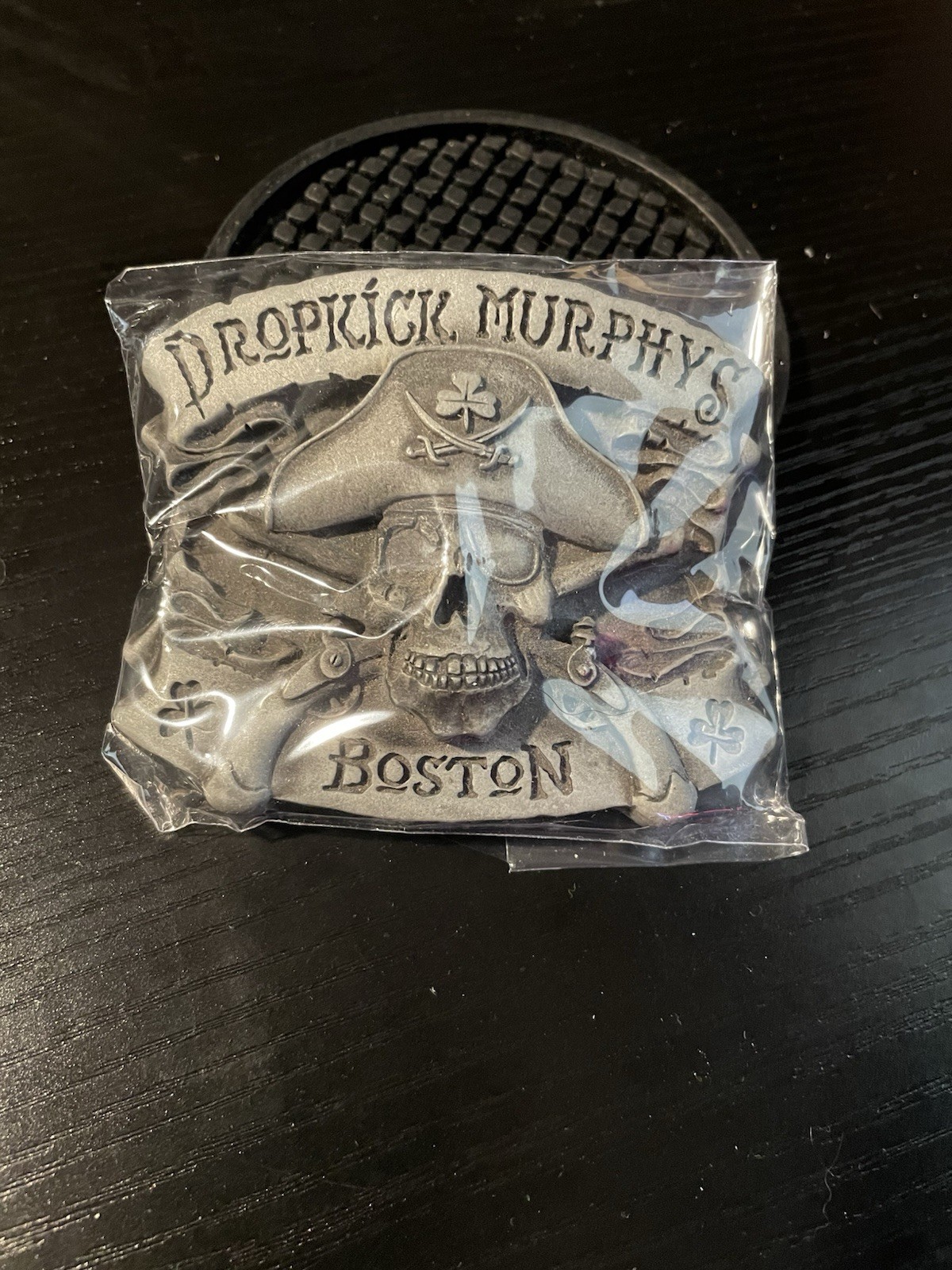 Dropkick Murphys Belt Buckle – Skull & Crossguns Lucky 13