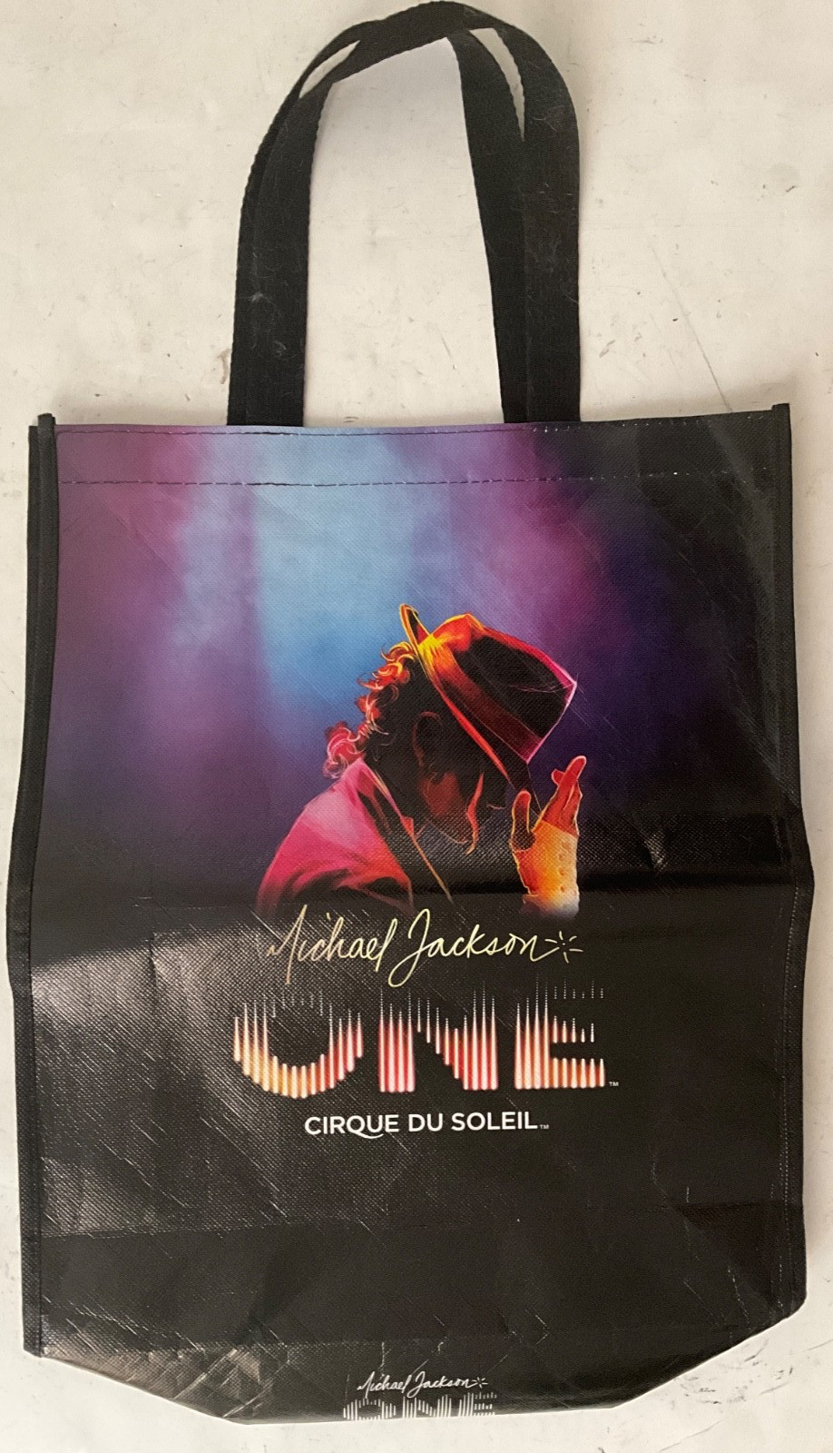 Michael Jackson One Cirque Du Soleil Shopping Bag 16” x 13” x 4”