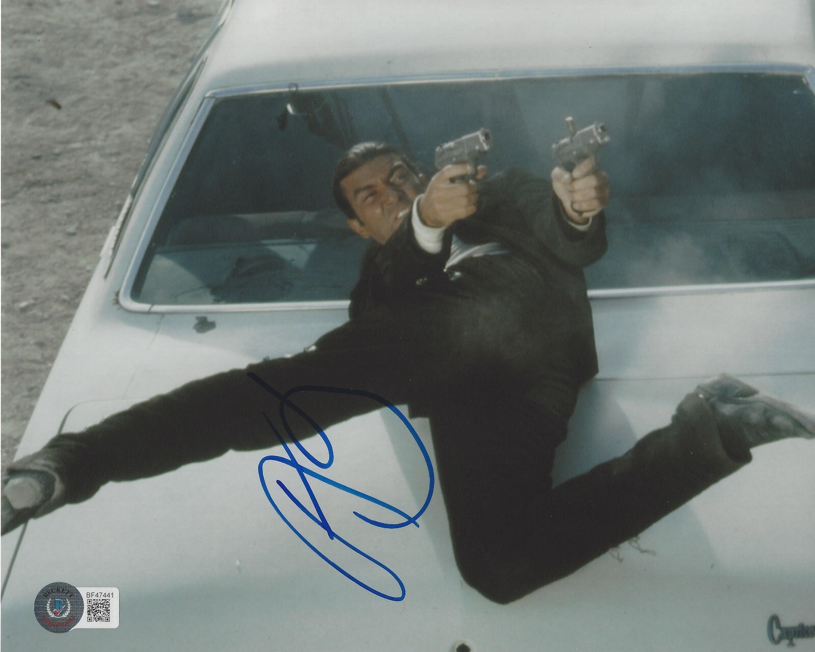 ANTONIO BANDERAS SIGNED ‘DESPERADO’ 8×10 MOVIE PHOTO 1 ACTOR BECKETT COA BAS