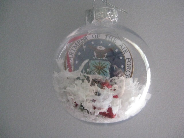 Christmas Ornament ~ United States Air Force (In Memorial) ~ *Gift Idea 11-11
