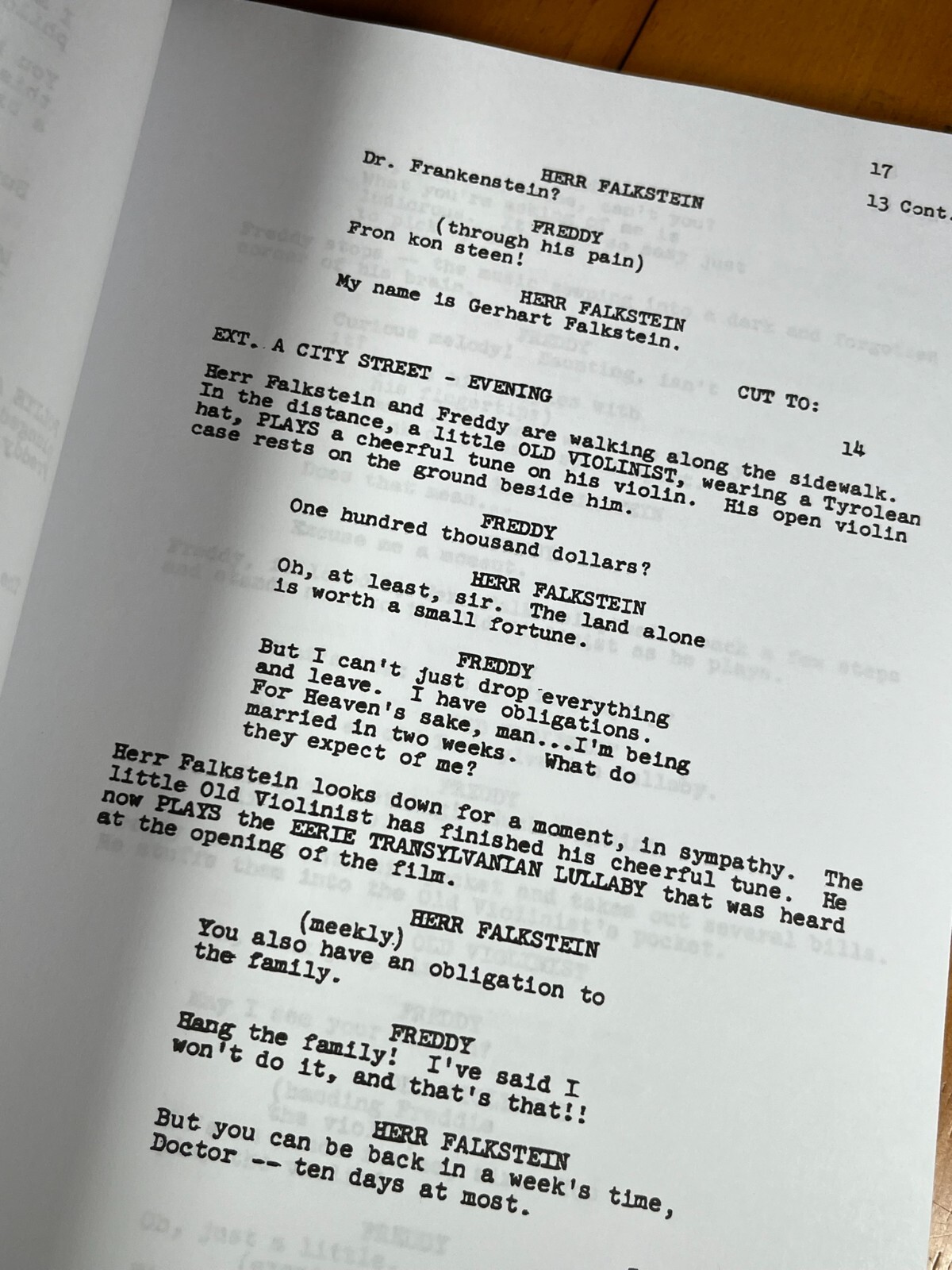 Young Frankenstein Script Signed- Autograph Reprints- 137 Pages- Gene Wilder