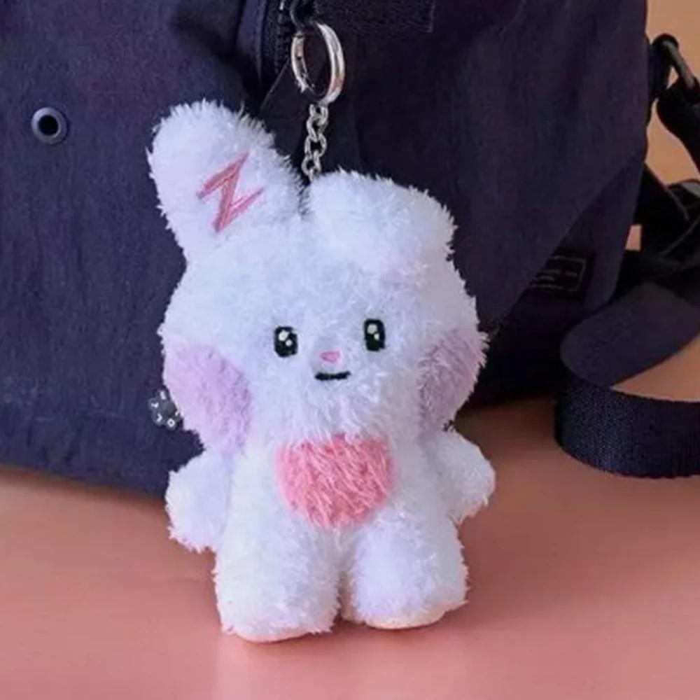 Kpop Style Plush Doll Keychain 12cm Cute Cartoon Pendant for Bags