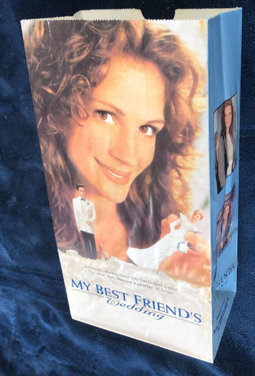 1997 Julia Roberts – My Best Friend’s Wedding Paper Bag 8-1/2 x 4 x 2-1/2 inches