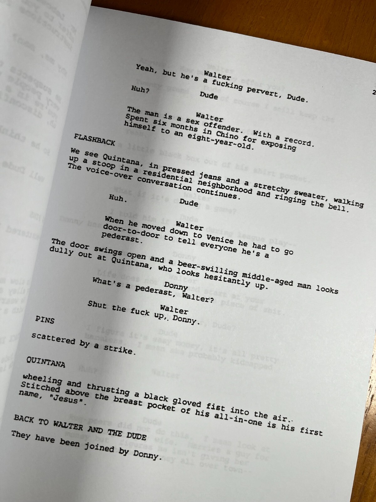 The Big Lebowski Script Signed- Autograph Reprints- 119 Pages- Jeff Bridges