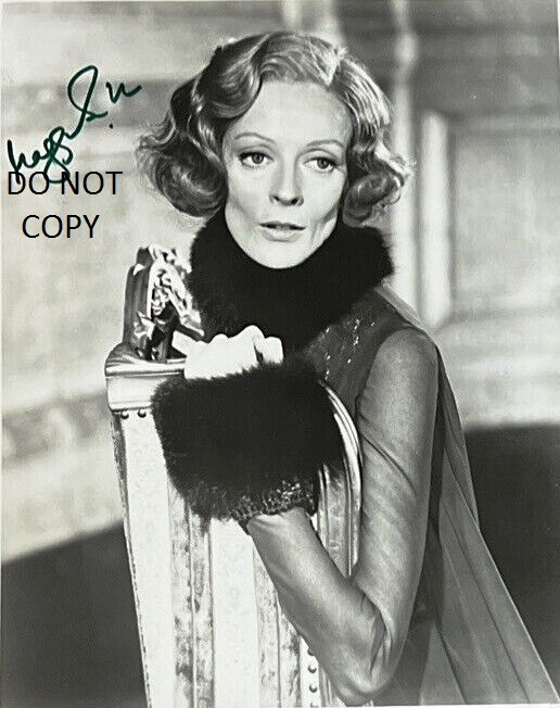 MAGGIE SMITH Autographed 8×10 Signed reprint Photo #4 !!
