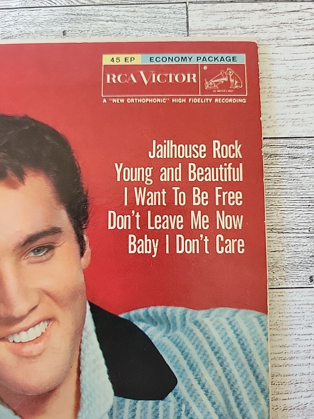 Jailhouse Rock Elvis Presley Sleeve ONLY Replacement EPA-4114 MGM RCA 45 EP USA