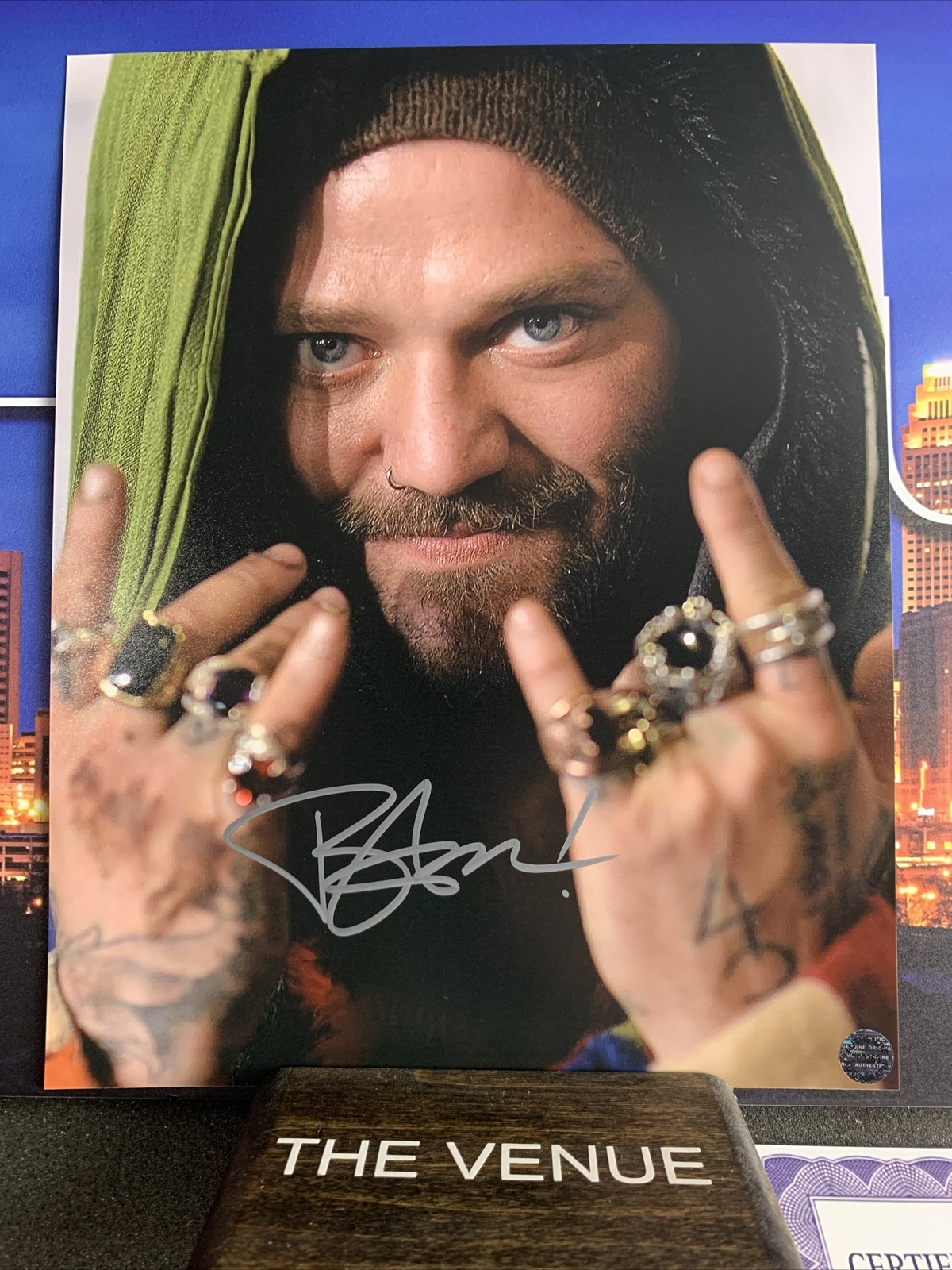 Bam Margera (Jackass) Signed Autographed 8×10 photo – AUTO with COA