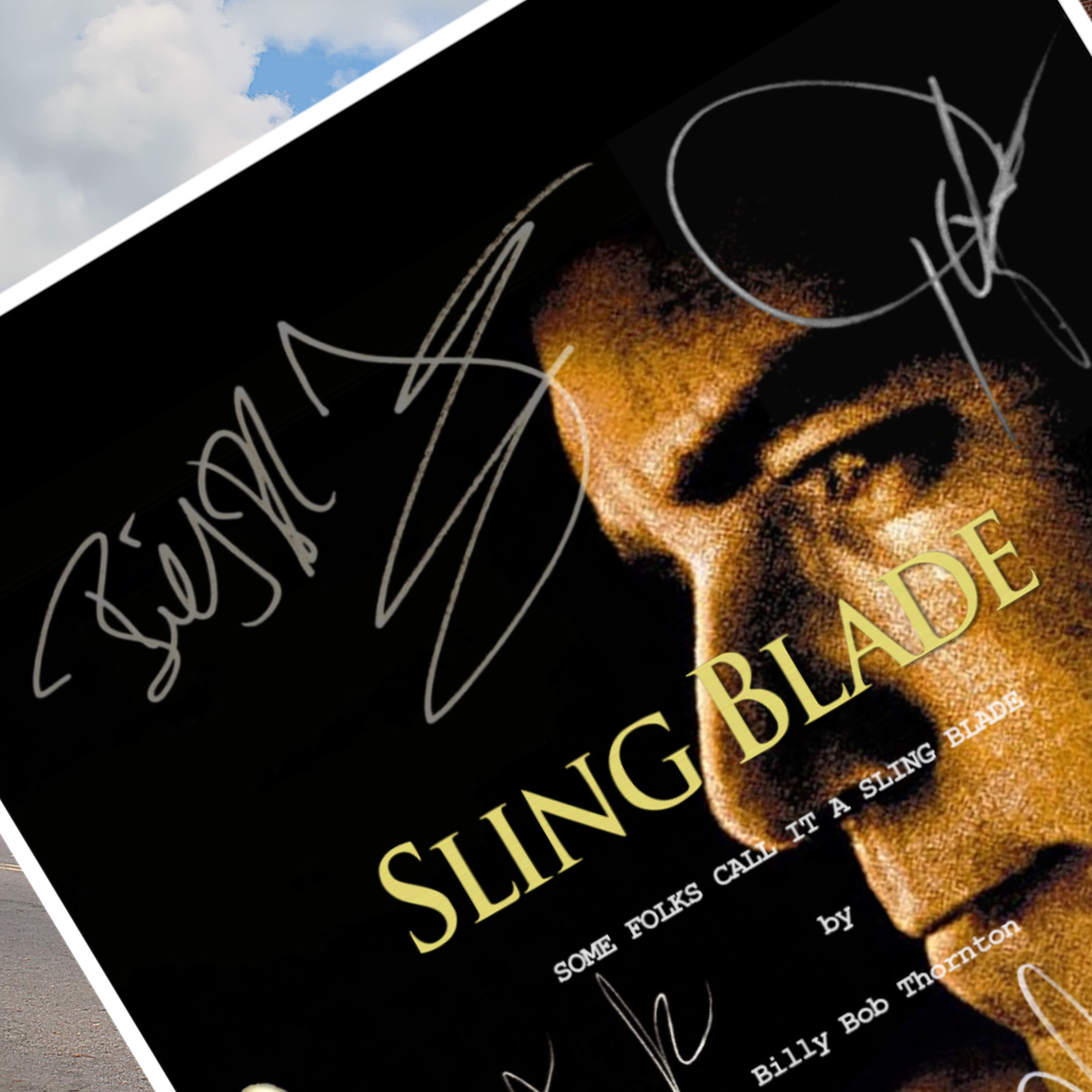 Sling Blade Script & 8X10 Pic Signed Autograph Reprints Full 102 Page Script