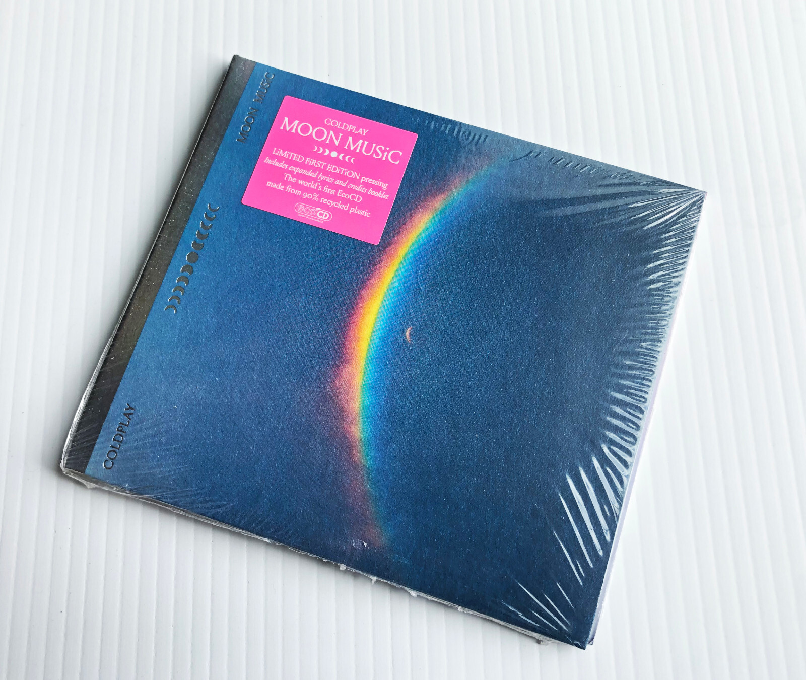 Coldplay SIGNED Moon Music CD Album Art Card Sold Out First Edition New SEALED!