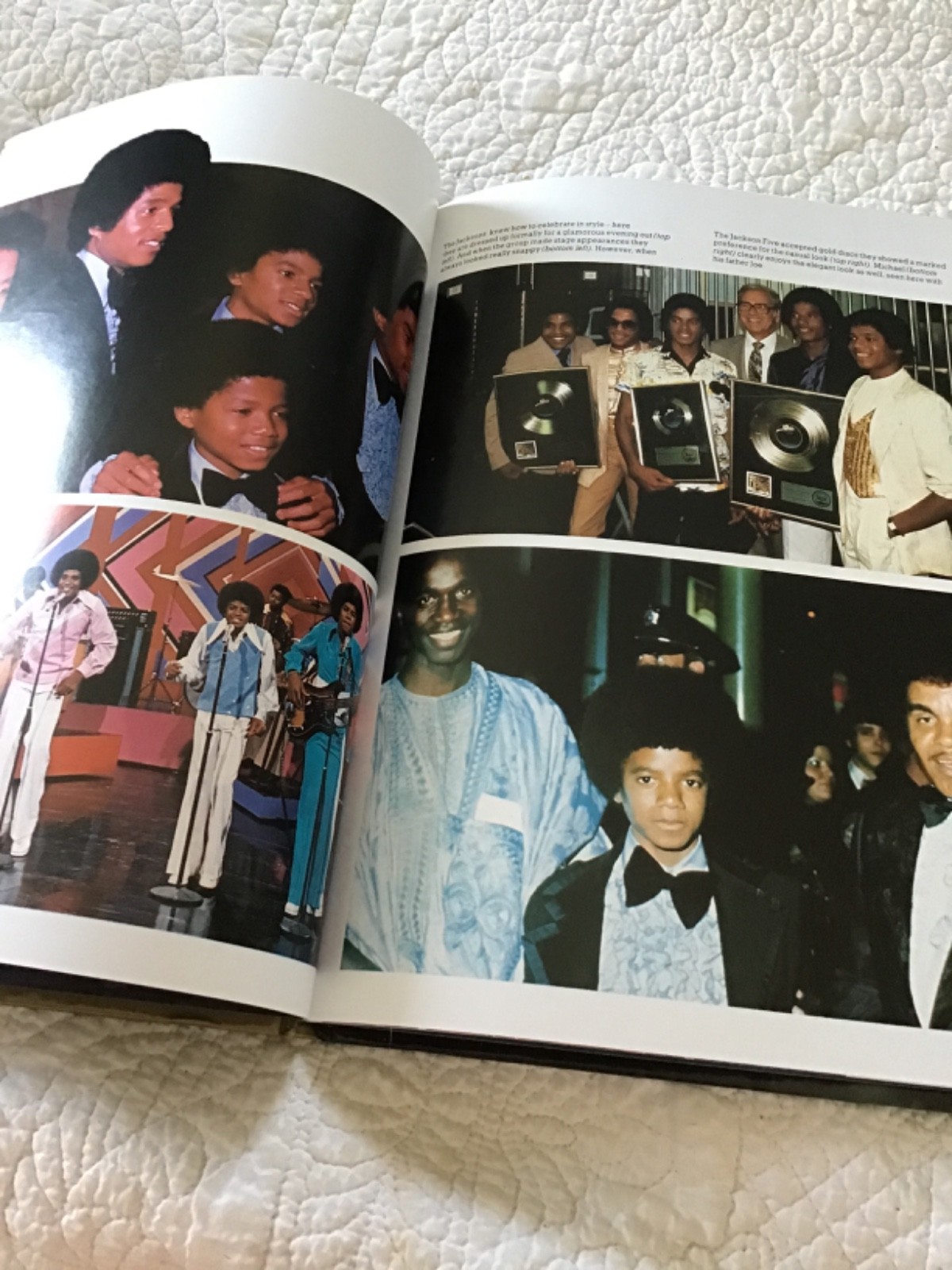 Michael Jackson 1984 Book UK Thriller Era Color Photos Beautiful Hardcover Book