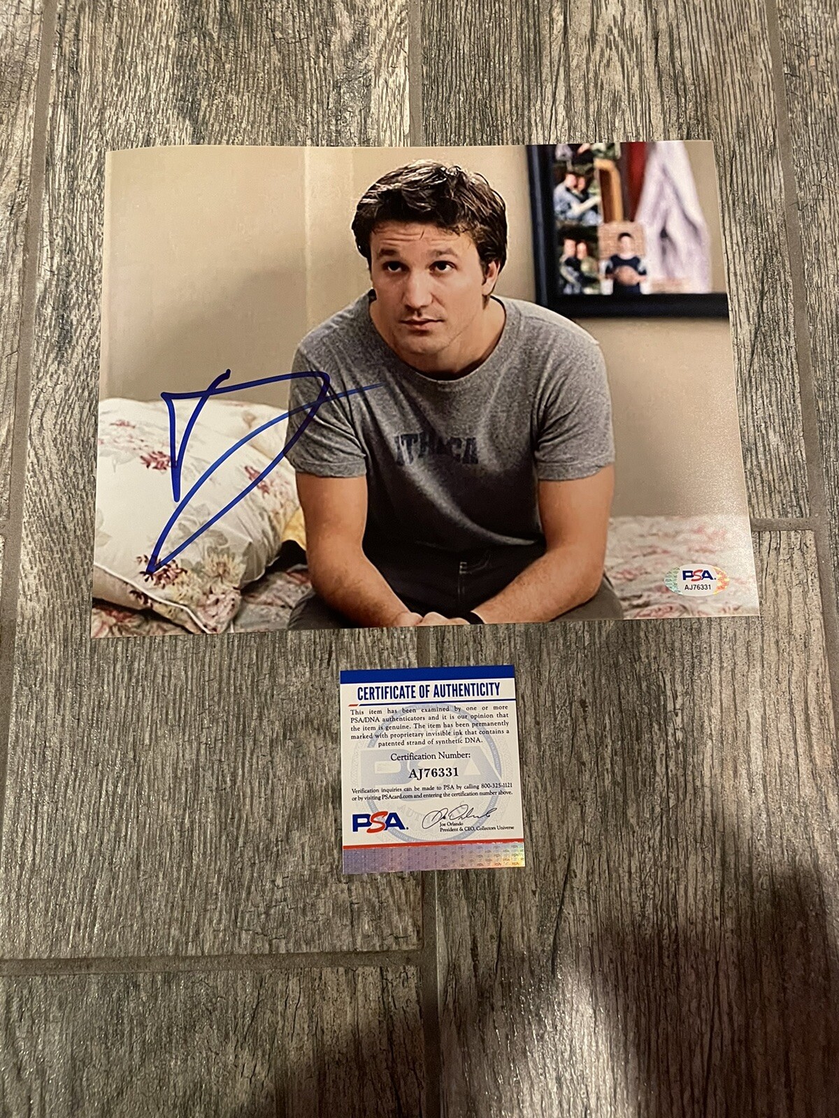 BRECKIN MEYER SIGNED PHOTO PSA/DNA COA AUTOGRAPHED ROAD TRIP GARFIELD RARE!