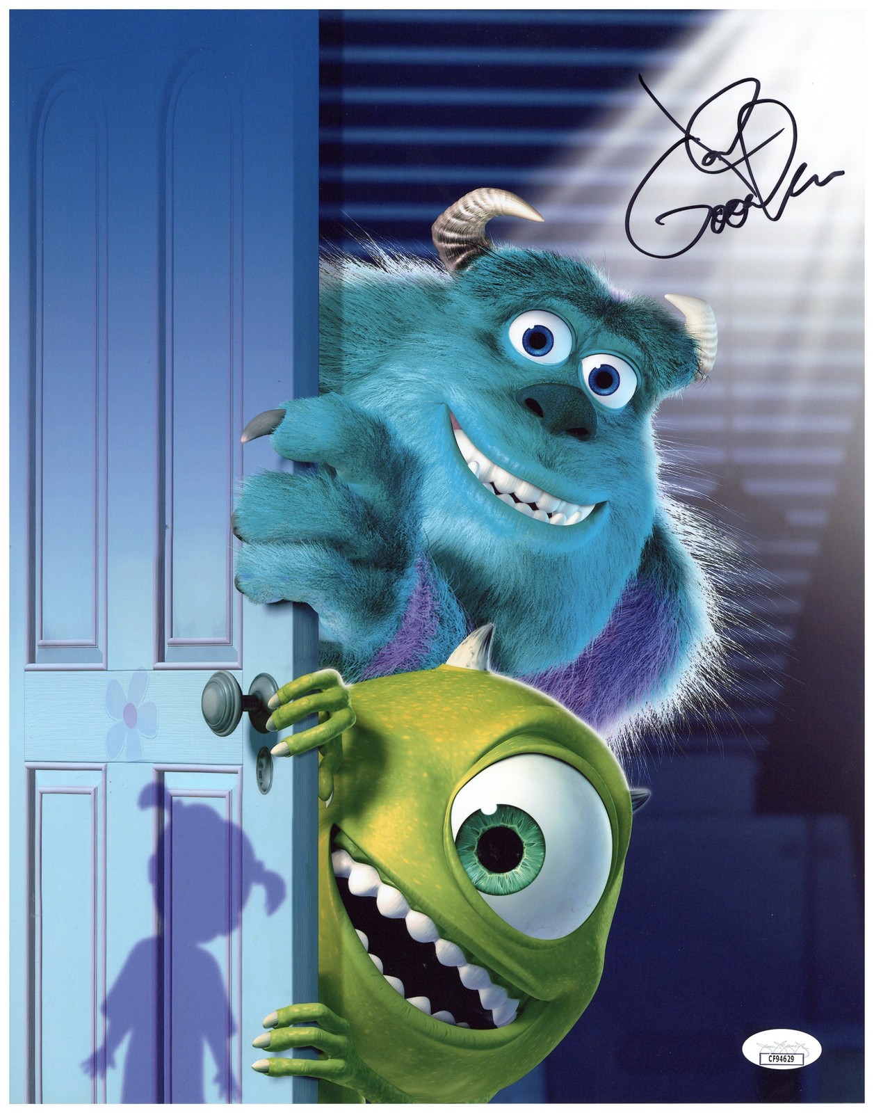John Goodman Signed 11×14 Photo Monsters Inc Autographed JSA COA