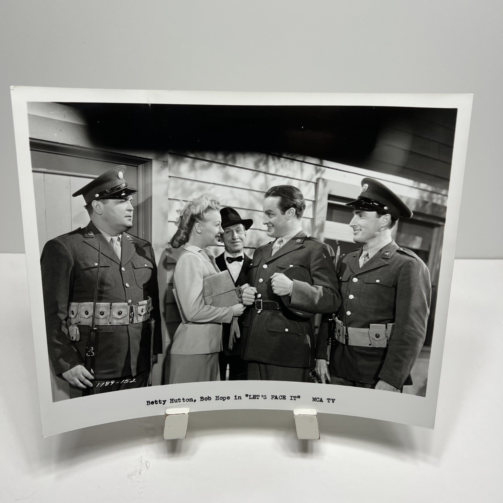 Let’s Face It MCA TV Press Kit Folder 7 Publicity Photos Bob Hope Betty Hutton