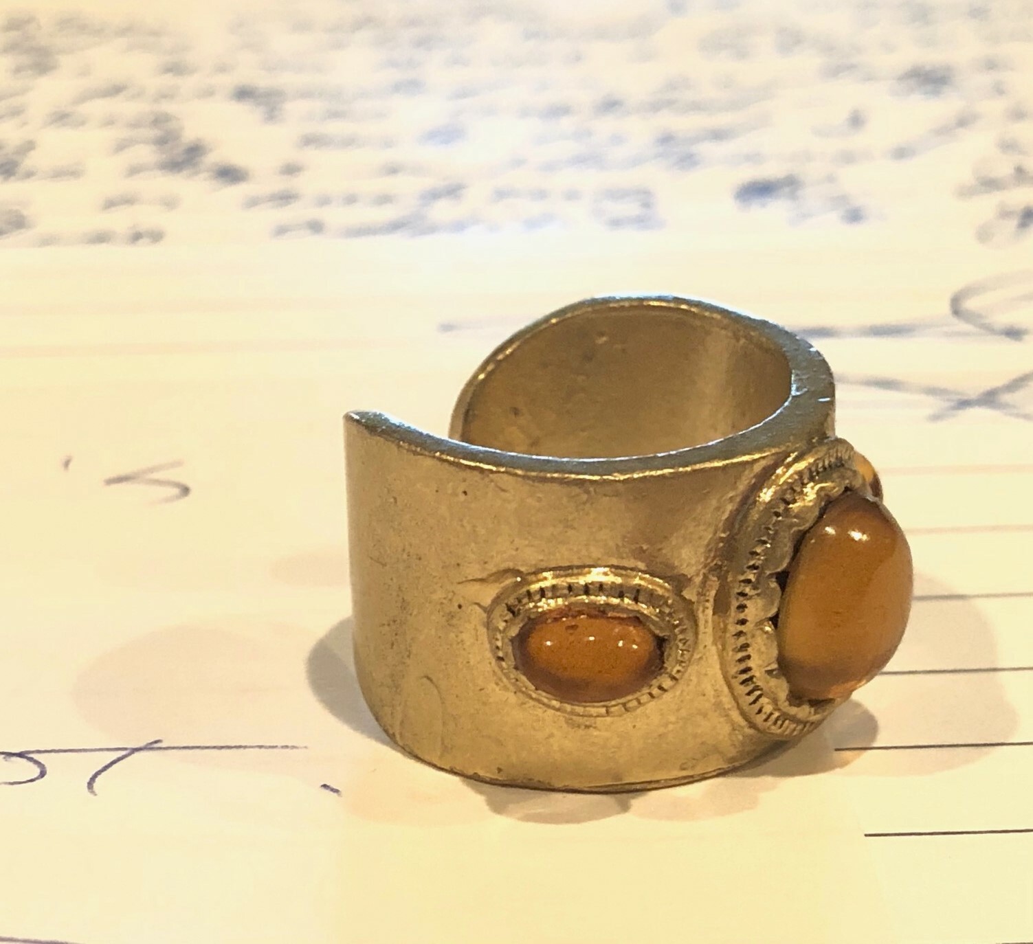 KAREN CARPENTER Worn Owned Ring Wardrobe Prop Musician WOODSTOCK Provenance COA