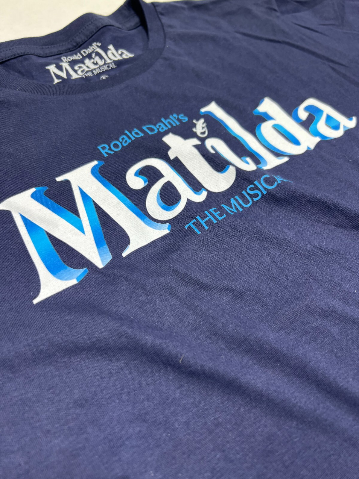 Roald Dahl`s MATILDA THE BROADWAY MUSICAL – LOGO T-SHIRT, TEE NEW OFFICIAL MERCH
