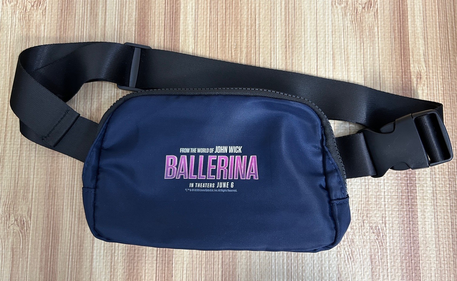Ballerina Waist Bag Fanny Pack John Wick Movie Promo 2025 Lionsgate