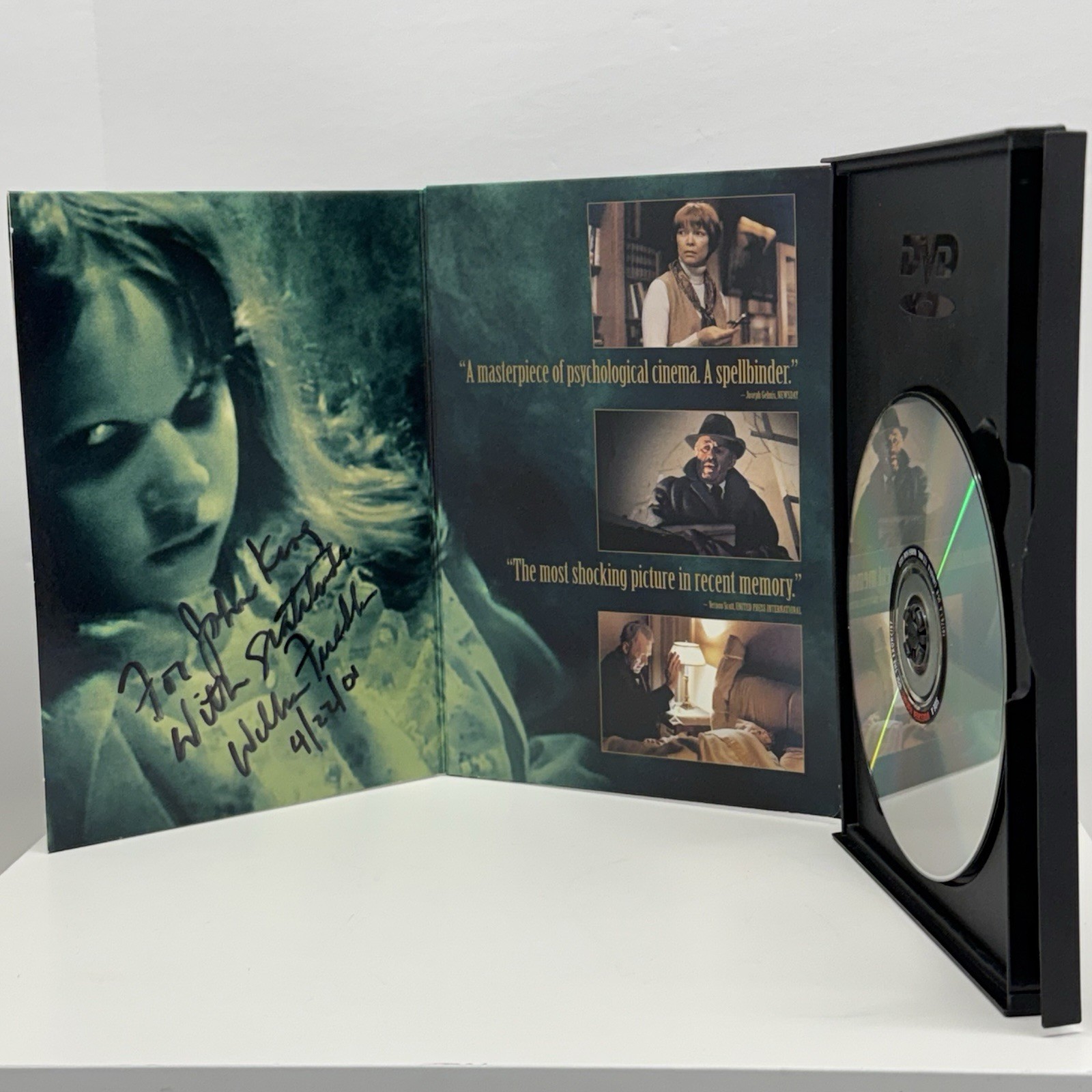 The EXORCIST DVD 25th Anniversary Signed William Friedkin Autographed RARE