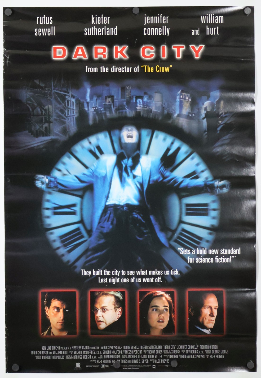 Dark City – original movie poster – Video release Jennifer Connelly VG
