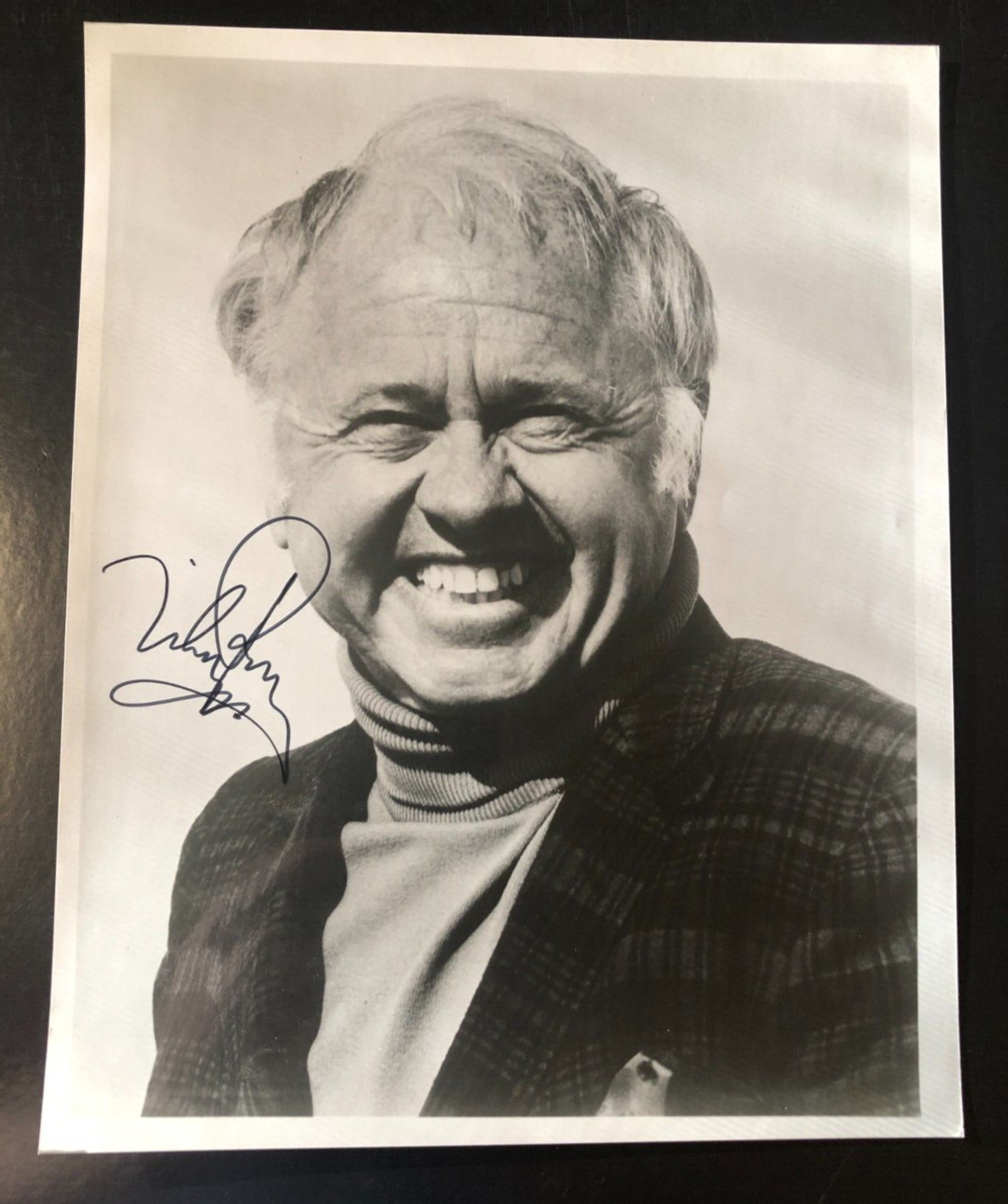 Mickey Rooney Hand-Signed Autographed 8×10 B&W Photo – Movie Actor Comedian