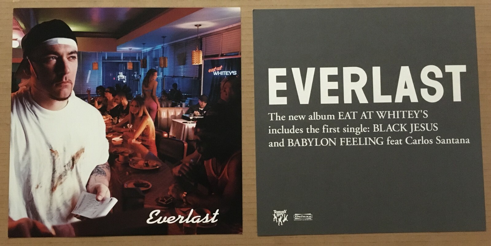 House of Pain EVERLAST Rare SET of 2 DOUBLE SIDED PROMO POSTER FLAT for 2000 CD