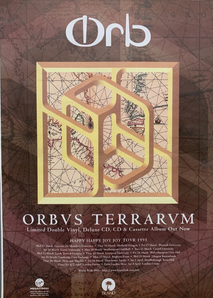 THE ORB 1995 PRINT ADVERT ORBUS TERRARUM